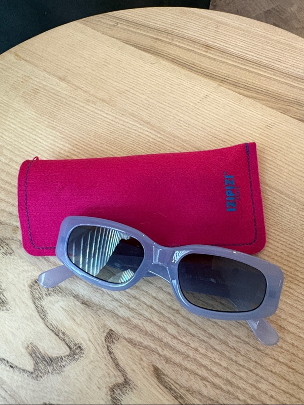 Izipizi blue sunglasses worn twice